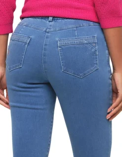 Christine Laure Jeans|Slims*Jean bleu stone