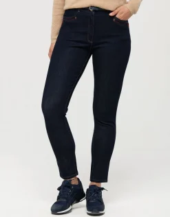 Christine Laure Slims|Pantalons*Jean brut 7/8è bi-stretch