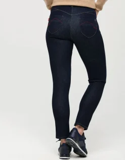 Christine Laure Slims|Pantalons*Jean brut 7/8è bi-stretch