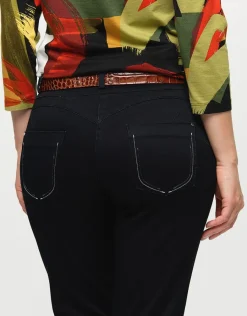 Christine Laure Jeans|Ajustés*Jean chic 5 poches noir