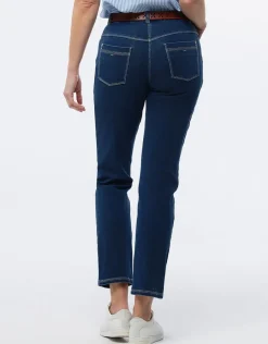 Christine Laure Jeans|Droits*Jean droit bleu foncé