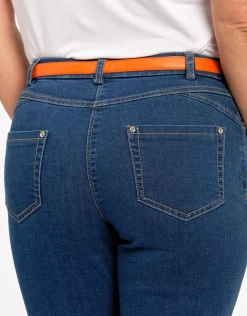 Christine Laure Jeans|Slims*Jean 7/8e bleu brut