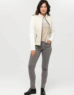 Christine Laure Jeans|Slims*Jean gris slim stretch