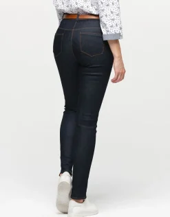 Christine Laure Jeans|Slims*Jean skinny bleu brut