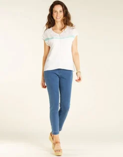 Christine Laure Jeans|Slims*Jean slim stone