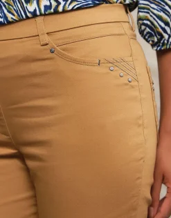 Christine Laure Ajustés|Pantalons*Jegging caramel coton