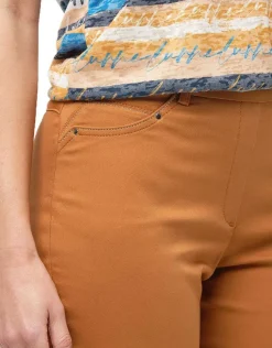 Christine Laure Ajustés|Pantalons*Jegging coton caramel