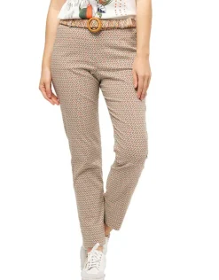 Christine Laure Droits|Pantalons*Jegging coton imprimé