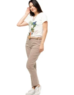 Christine Laure Droits|Pantalons*Jegging coton imprimé