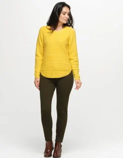 Christine Laure Slims|Pantalons*Jegging 7/8e kaki