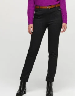 Christine Laure Ajustés|Pantalons*Jegging 7/8e Milano gris