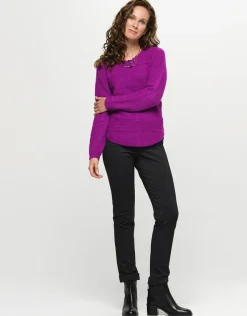 Christine Laure Ajustés|Pantalons*Jegging 7/8e Milano gris