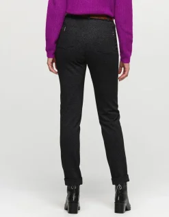 Christine Laure Ajustés|Pantalons*Jegging 7/8e Milano gris