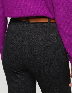 Christine Laure Ajustés|Pantalons*Jegging 7/8e Milano gris