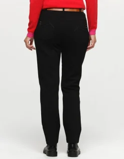 Christine Laure Droits|Pantalons*Jegging 7/8e noir