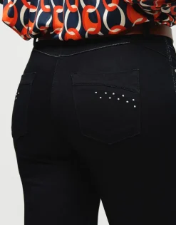 Christine Laure Ajustés|Pantalons*Jegging 7/8e stretch noir