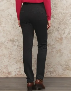 Christine Laure Ajustés|Pantalons*Jegging milano gris chiné