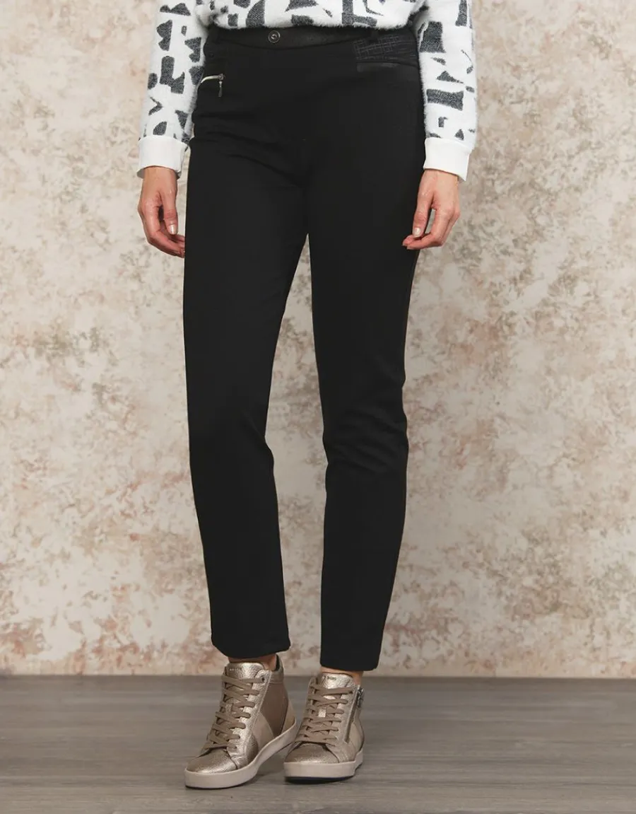 Christine Laure Ajustés|Pantalons*Jegging milano noir