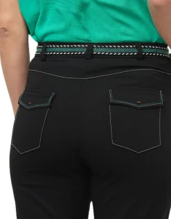 Christine Laure Pantalons*Jegging noir ceinture