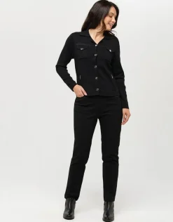 Christine Laure Pantalons|Ajustés*Jegging noir 7/8e