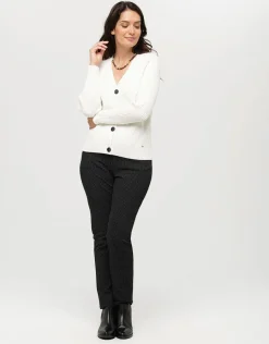 Christine Laure Ajustés|Pantalons*Jegging noir fantaisie