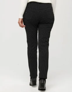 Christine Laure Ajustés|Pantalons*Jegging noir fantaisie