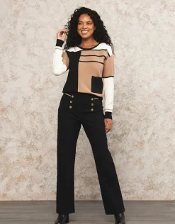 Christine Laure Larges|Pantalons*Jegging pont milano noir