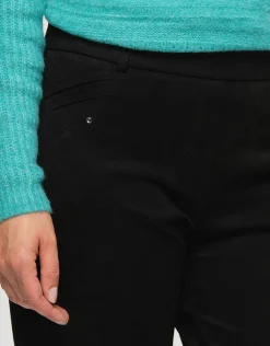 Christine Laure Droits|Pantalons*Jegging suédine noir