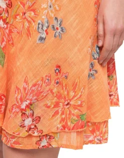 Christine Laure Jupes|Robes & Jupes*Jupe 100% coton orange