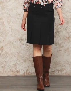 Christine Laure Jupes|Robes & Jupes*Jupe chic en crêpe