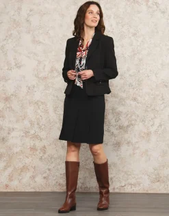 Christine Laure Jupes|Robes & Jupes*Jupe chic en crêpe