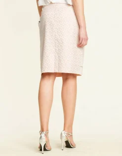 Christine Laure Jupes|Robes & Jupes*Jupe chic tailleur rose