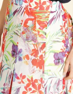 Christine Laure Jupes|Robes & Jupes*Jupe chic voile imprimé