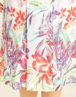 Christine Laure Jupes|Robes & Jupes*Jupe chic voile imprimé