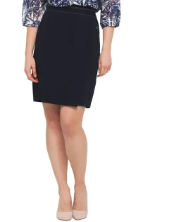 Christine Laure Jupes|Robes & Jupes*Jupe droite bleu marine