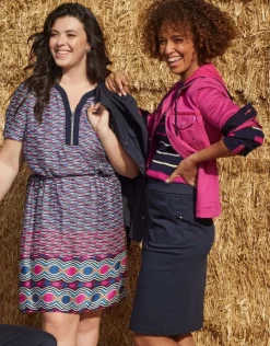 Christine Laure Jupes|Robes & Jupes*Jupe droite en jean chic