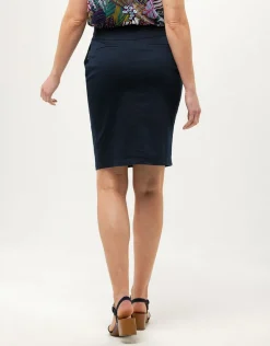 Christine Laure Jupes|Robes & Jupes*Jupe droite en jean chic