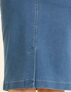 Christine Laure Jupes|Robes & Jupes*Jupe en denim clair