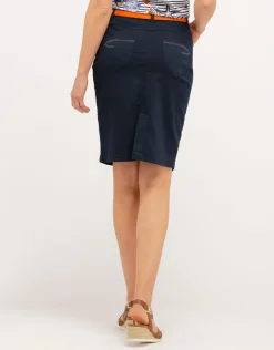 Christine Laure Jupes|Robes & Jupes*Jupe jean chic bleue