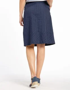 Christine Laure Jupes|Robes & Jupes*Jupe légère bleue marine