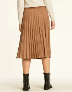 Christine Laure Jupes|Robes & Jupes*Jupe longue plissée camel