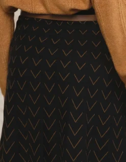 Christine Laure Jupes|Robes & Jupes*Jupe midi maille noire