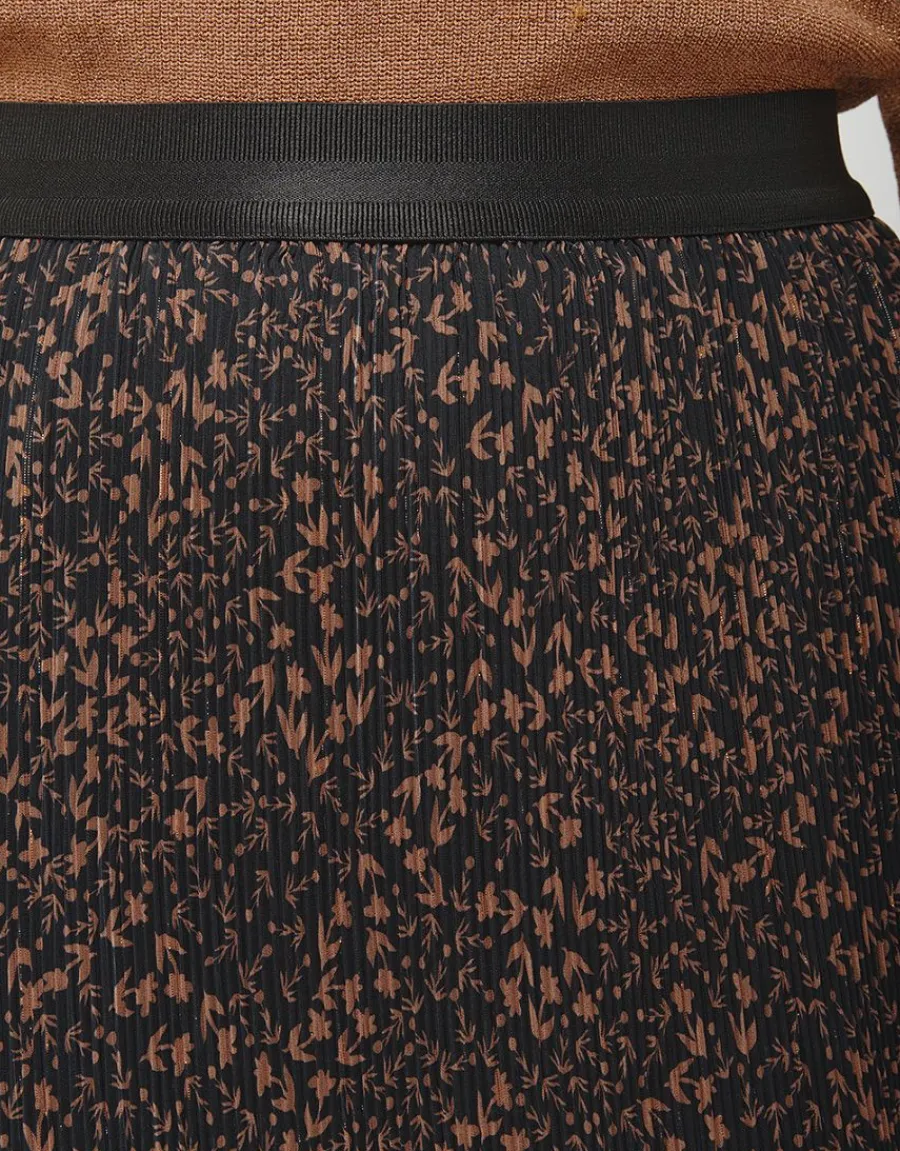 Christine Laure Jupes|Robes & Jupes*Jupe plissée motif beige