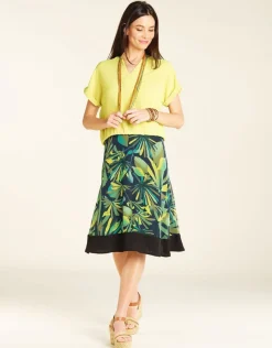 Christine Laure Jupes|Robes & Jupes*Jupe évasée imprimée