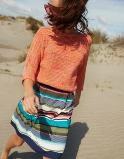 Christine Laure Jupes|Robes & Jupes*Jupe évasée rayures