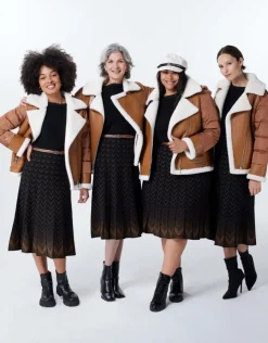 Christine Laure Manteaux|Parkas*Manteau camel effet peau