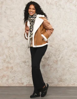 Christine Laure Manteaux|Parkas*Manteau camel effet peau