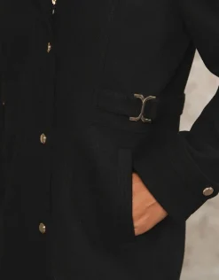 Christine Laure Manteaux|Parkas*Manteau chic noir