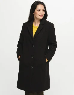 Christine Laure Manteaux|Parkas*Manteau laine marron