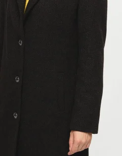 Christine Laure Manteaux|Parkas*Manteau laine marron